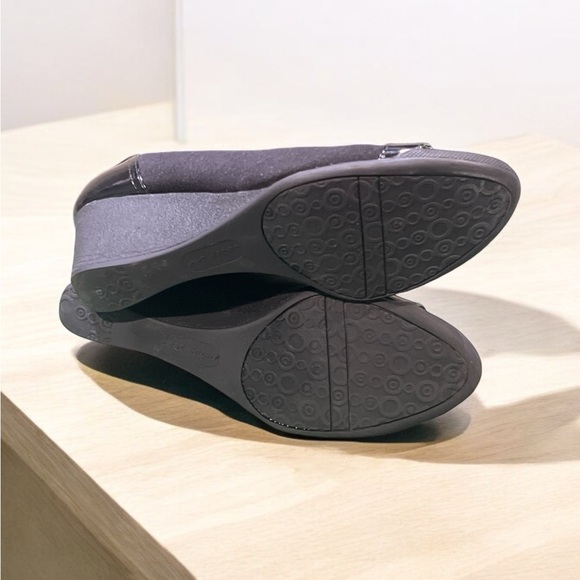 Anne Klein Sport Taelyn Black Mid Wedge Slip On Shoes Size 9. - Picture 7 of 7